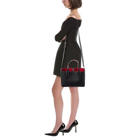 Christian Louboutin Cabata Leather Tote, Black - Picture 4 of 4